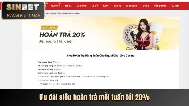 Ưu đãi đa dạng theo từng sảnh game tại nohu 88